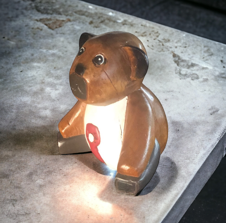 Ours en bois : "Oscar"