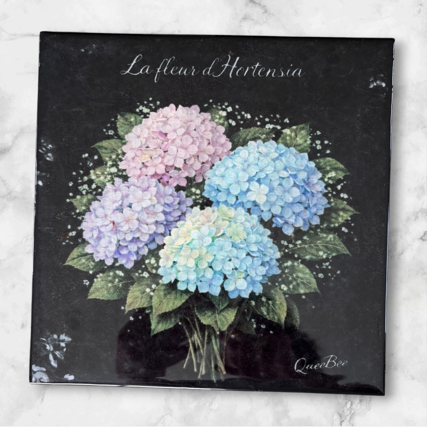 Dessous de plat décoratif – La fleur d'Hortensia