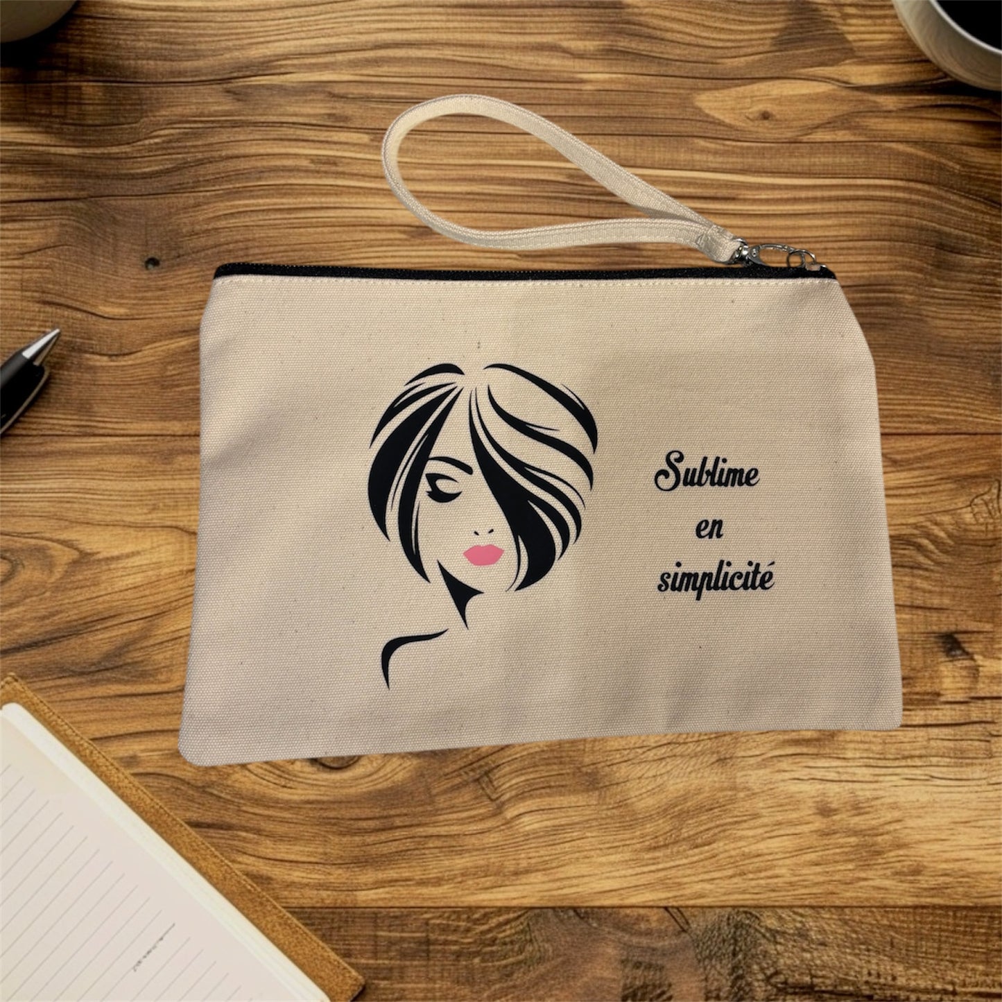 Pochette - sublime en simplicité - Lèvre en rose