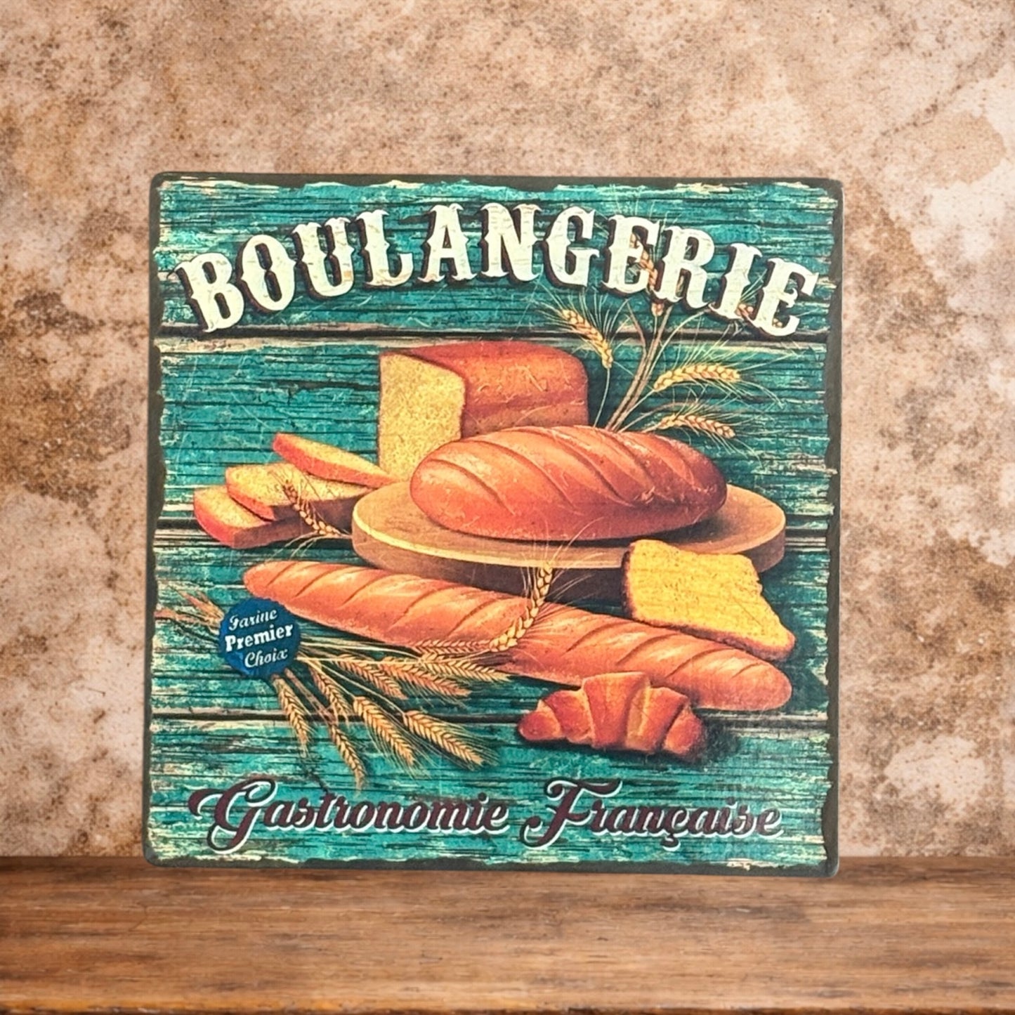 Plaque émaillée : Boulangerie