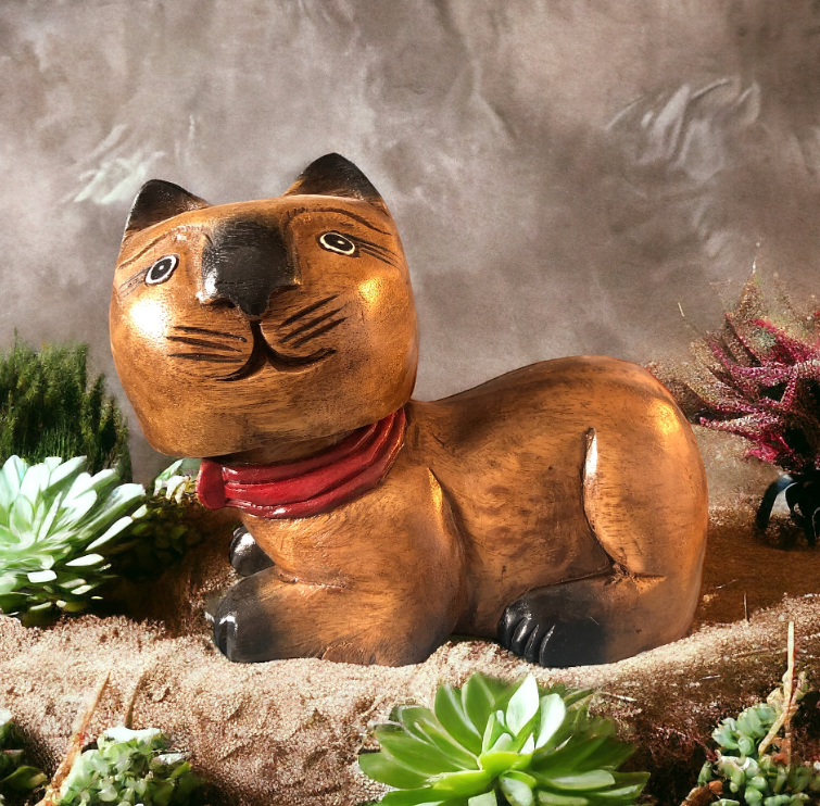 Chat en bois "Auguste"