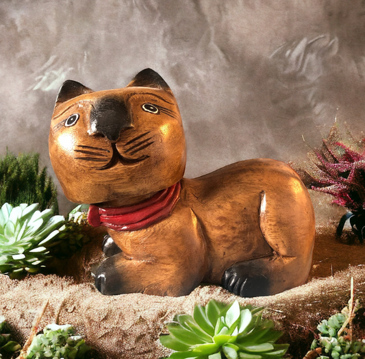 Chat en bois "Auguste"