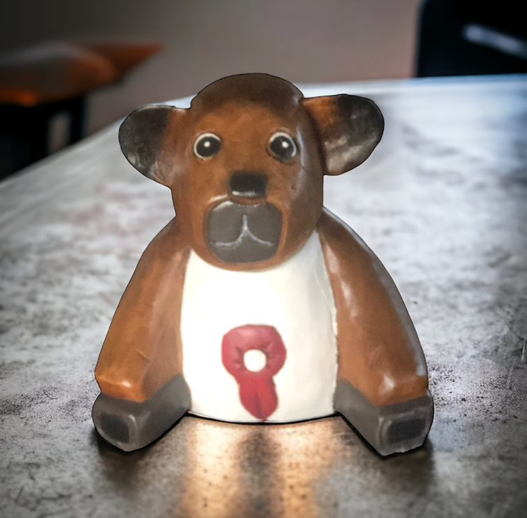 Ours en bois : "Oscar"