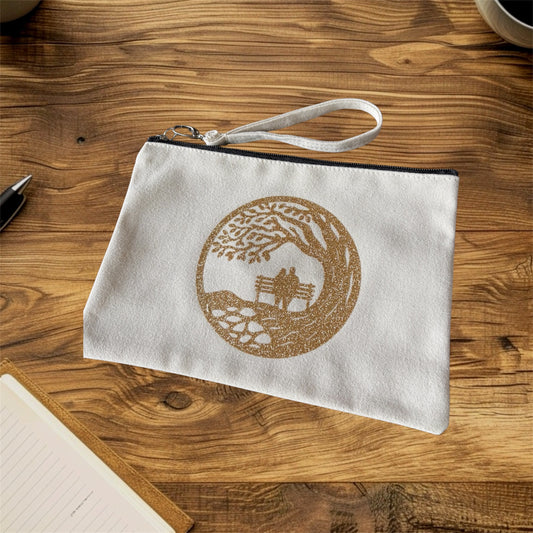 Pochette  - Le banc des amoureux - or pailleté