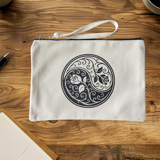 Pochette - Équilibre des pétales - noire